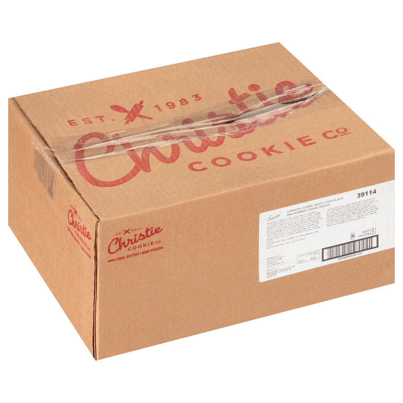 Christie White Chocolate Macadamia Cookie Dough 2.5 Ounce Size - 150 Per Case.