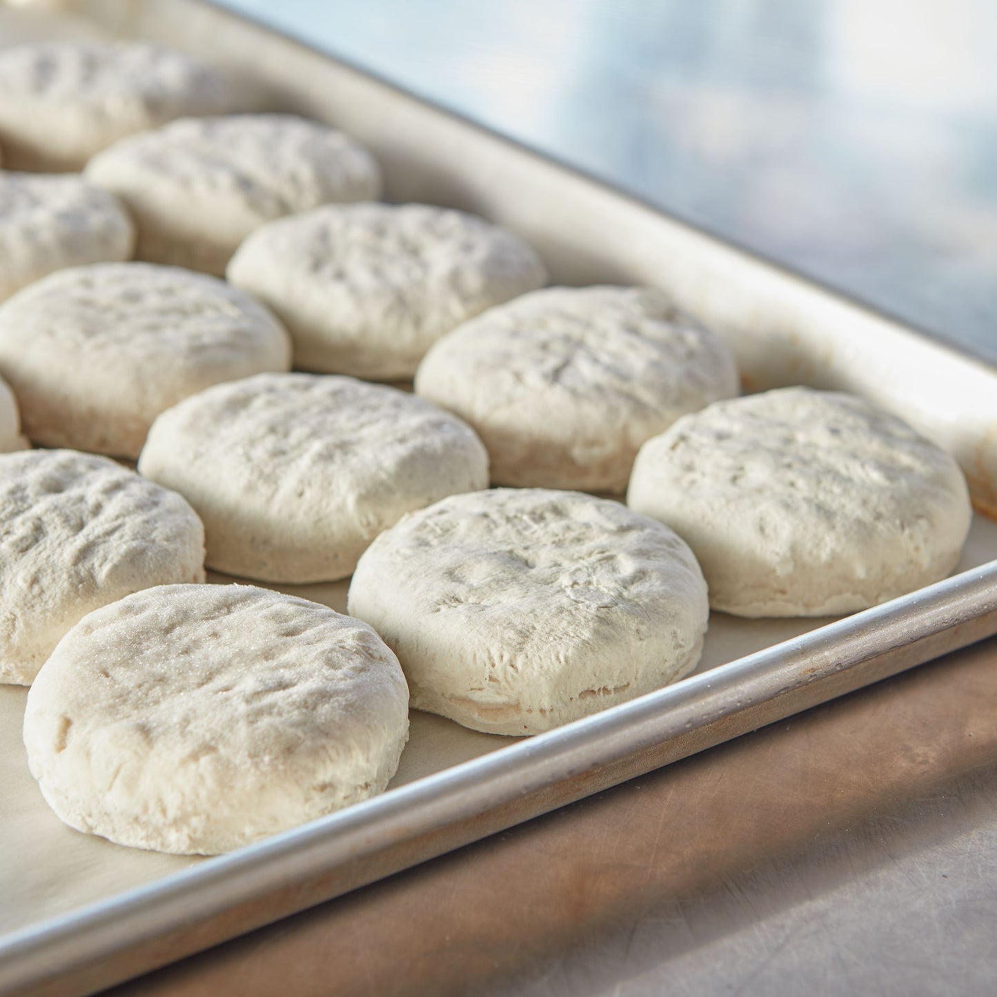 Pillsbury™ Frozen Biscuit Dough Easy Split™ Southern Style 2.2 Ounce Size - 1 Per Case.