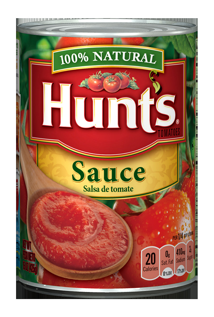 Hunt's Tomato Sauce Pack 15 Ounce Size - 24 Per Case.