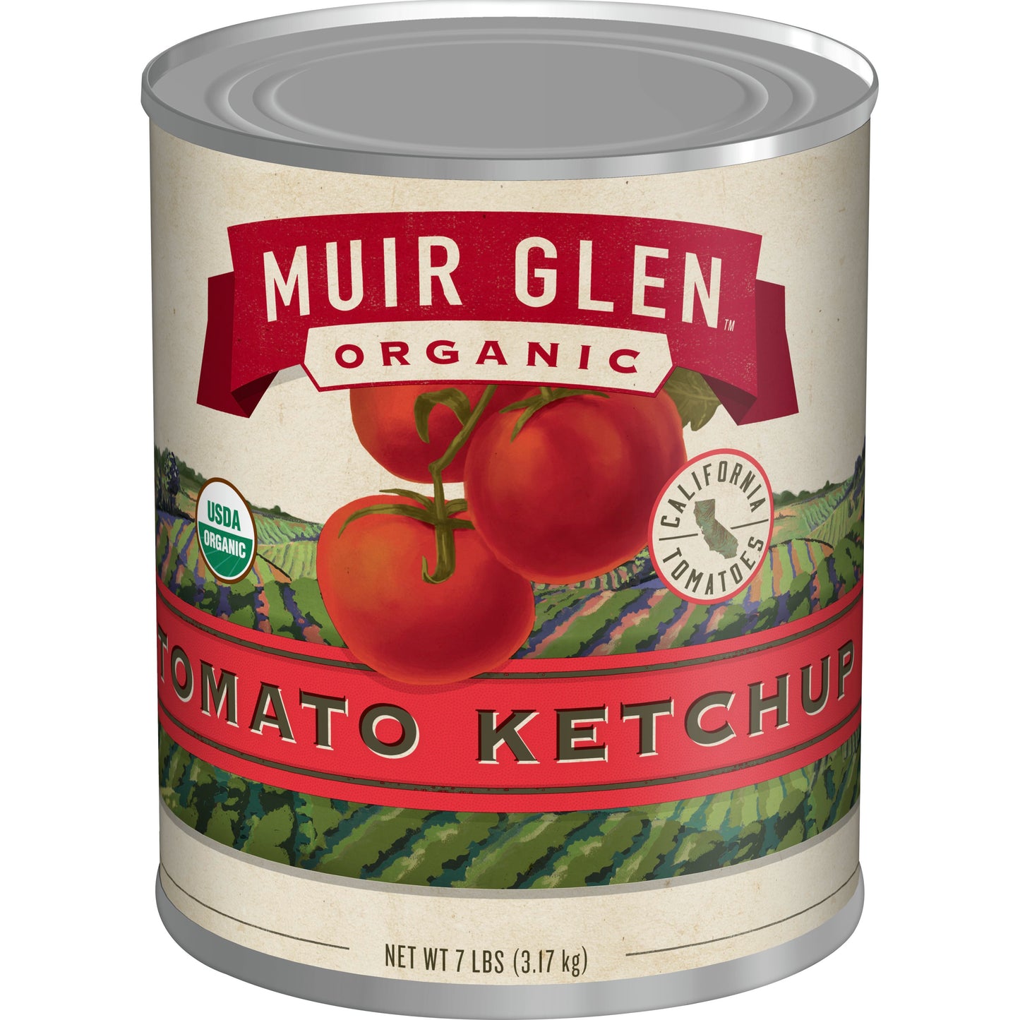 Muir Glen™ Organic Canned Vegetables Bulktomato Ketchup 112 Ounce Size - 6 Per Case.