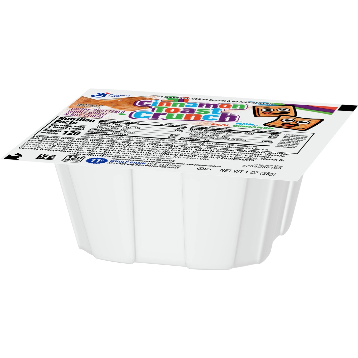 Cinnamon Toast Crunch™ Cereal Single Servebowlpak 1 Ounce Size - 96 Per Case.