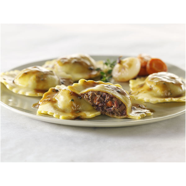 Joseph's Gourmet Pasta Braised Beef Ravioli 3 Pound Each - 2 Per Case.