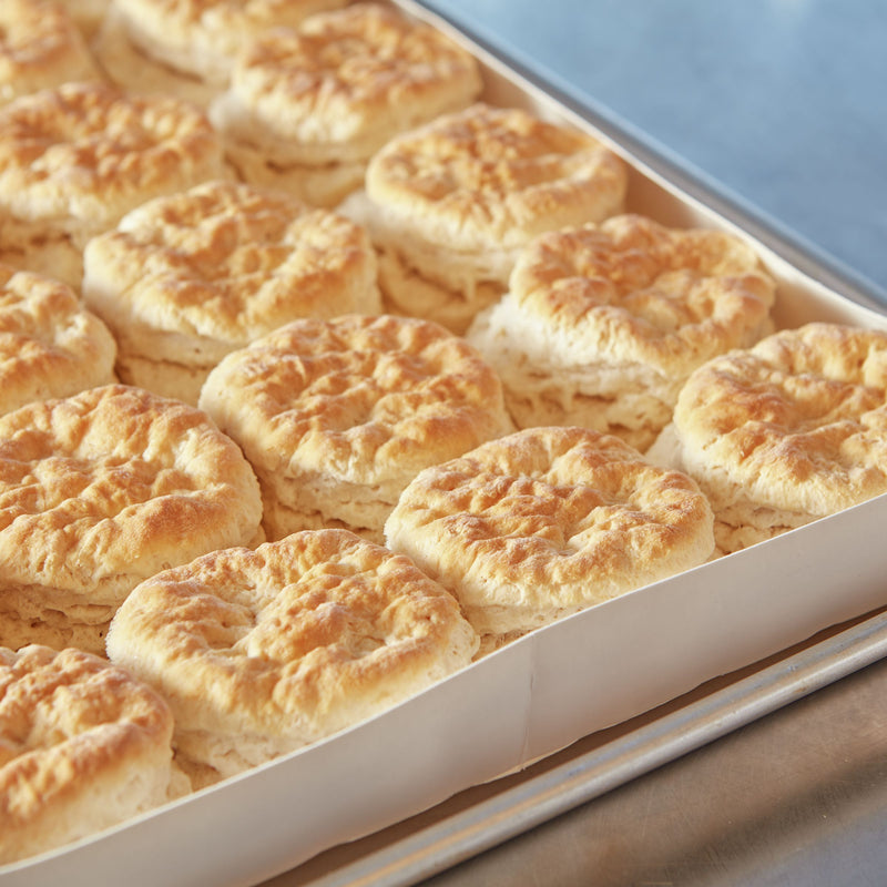 Pillsbury™ Baked Biscuit Reduced Sodium Easy Split™ Golden Buttermilk 2.25 Ounce Size - 5 Per Case.