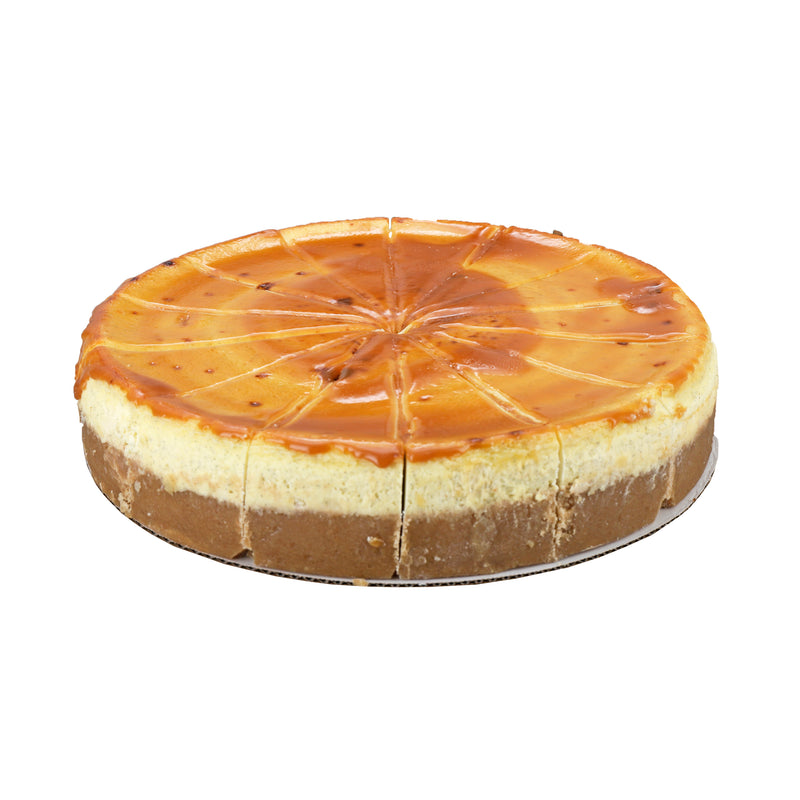 Cake Cheese Creme Brulee Slice Frozen 5 Pound Each - 2 Per Case.