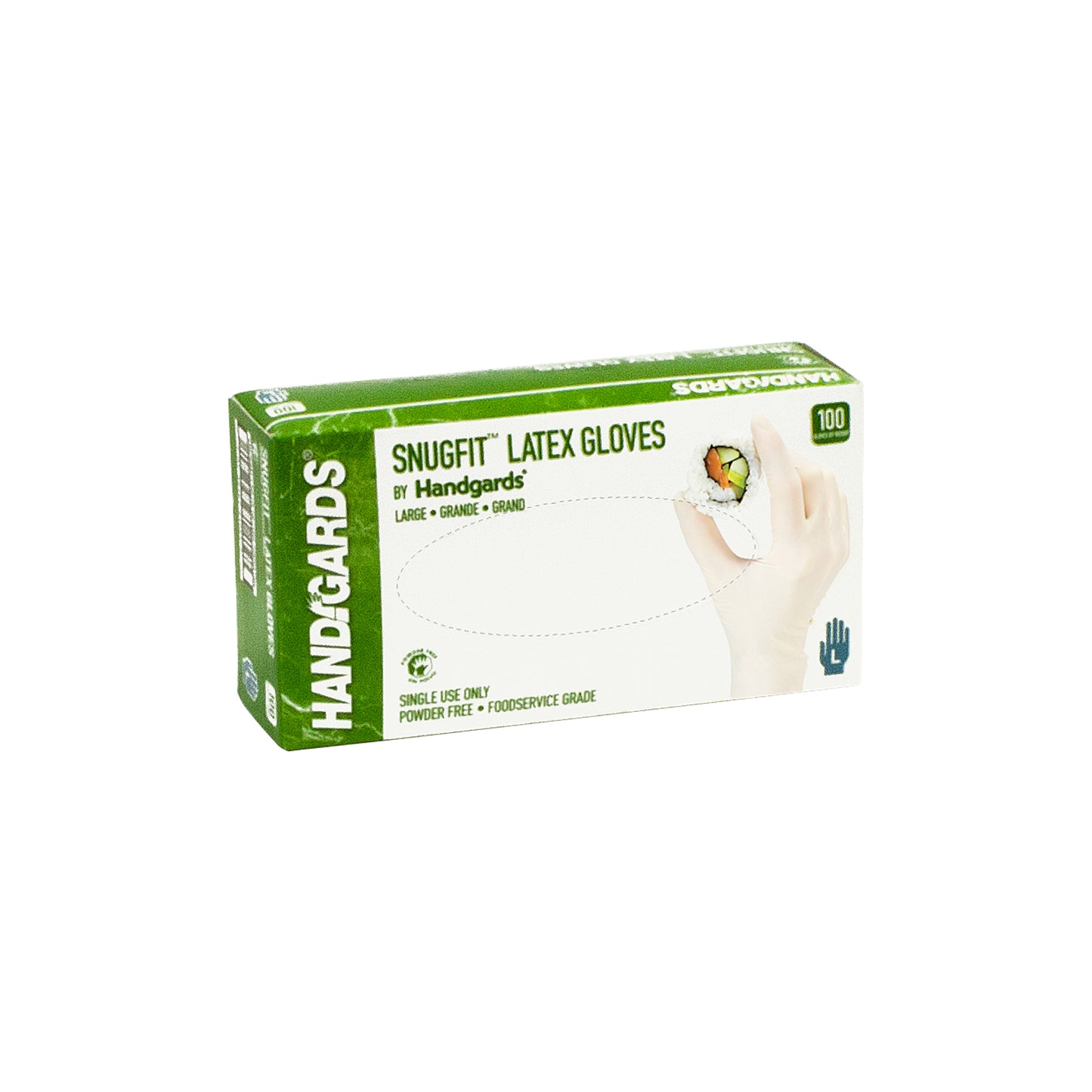 Glove Latex Powder Free Large 100 Each - 4 Per Case.