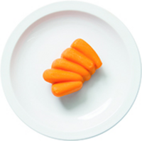 Cafe Puree Glazed Carrots 3.2 Ounce Size - 24 Per Case.