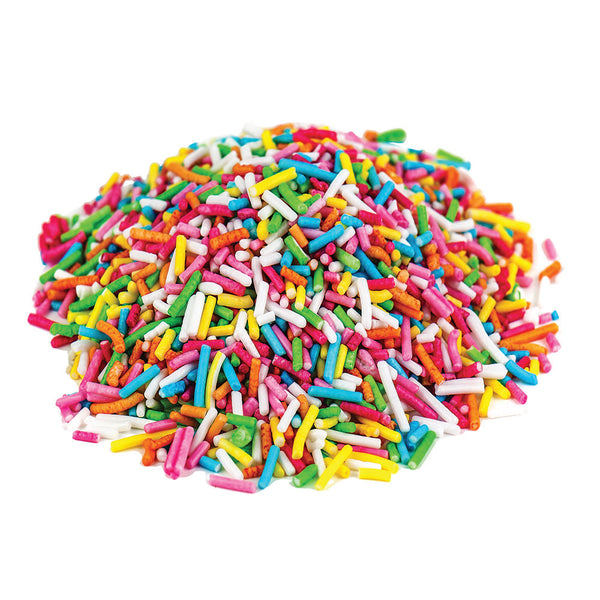 Rainbow Sprinkles Color 6 Pound Each - 4 Per Case.