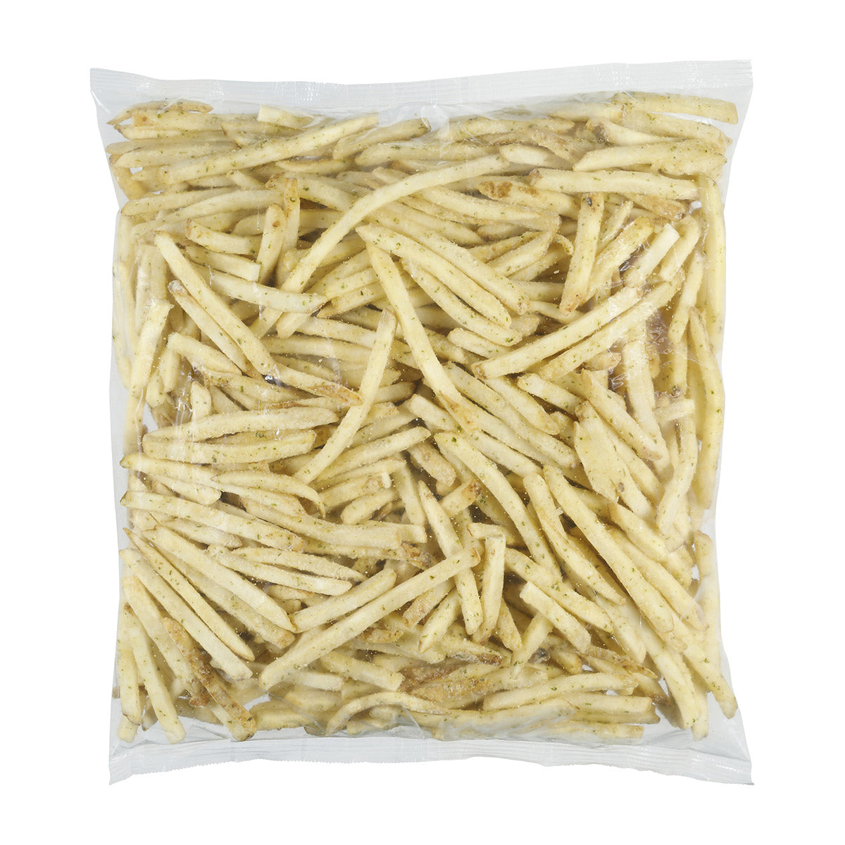 Simplot Seasonedcrisp 6"x8" Sour Cream And Chive Straight Cut Fries Skin On 5 Pound Each - 6 Per Case.