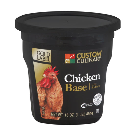 Base Chicken Low Sodium Gluten Free No Msg Added Paste 1 Pound Each - 6 Per Case.