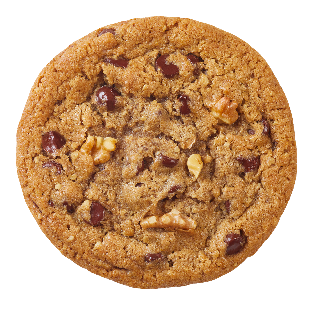 Dough Cookie Vegan Chocolate Chip Walnut Cookie Frozen 4 Ounce Size - 60 Per Case.