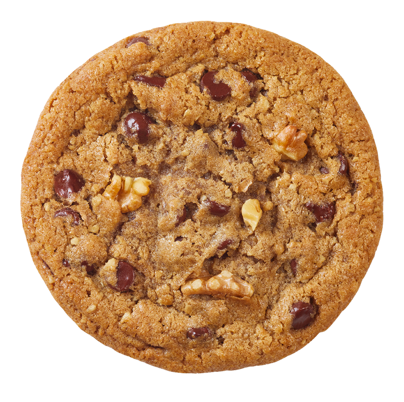 Dough Cookie Vegan Chocolate Chip Walnut Cookie Frozen 4 Ounce Size - 60 Per Case.