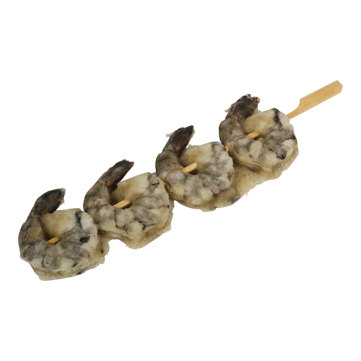 Colossal Skewered Shrimp With Lime &garlic Flavored Glaze Per Skewer 2.5 Pound Each - 4 Per Case.