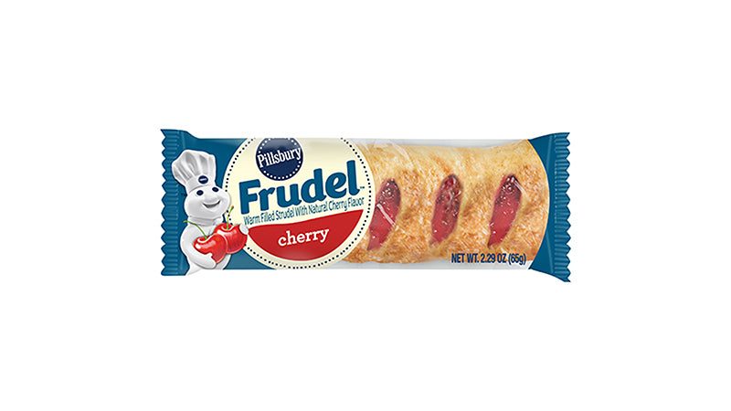 Pillsbury™ Frozen Frudel™ Cherry 2.29 Ounce Size - 72 Per Case.