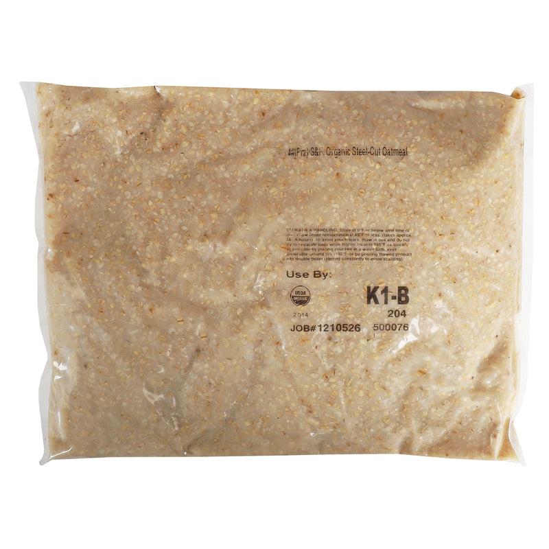 Spoon & Fork Steel Cut Oatmeal Organic 4 Pound Each - 4 Per Case.