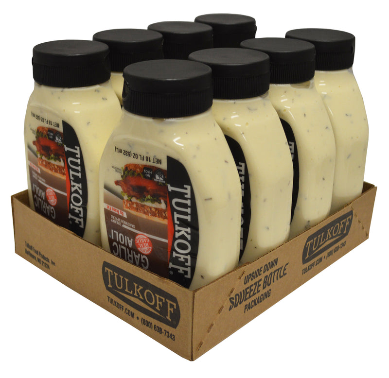 Tulkoff® Garlic Aioli 18 Fluid Ounce - 8 Per Case.