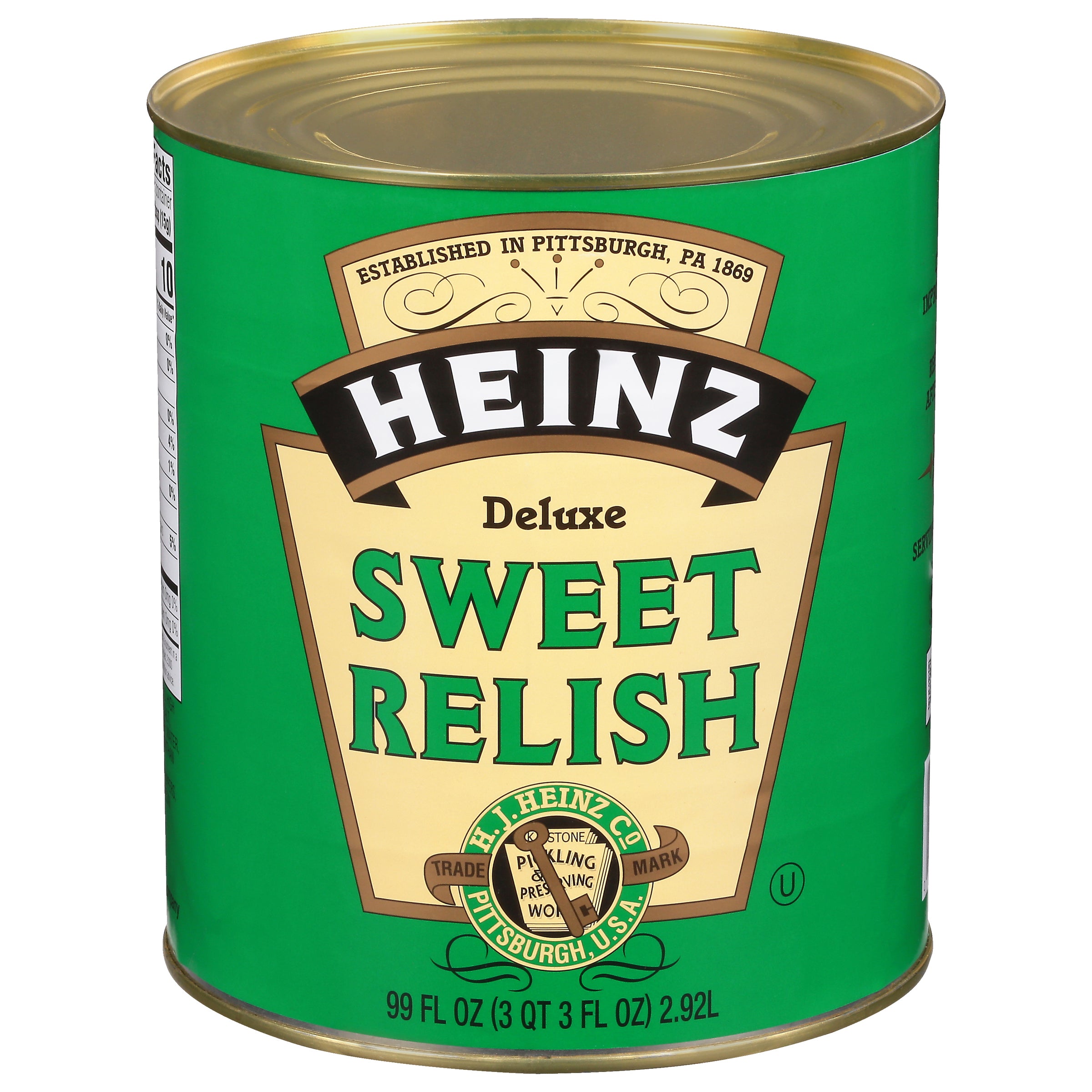 HEINZ Deluxe Sweet Relish #10 Can 99 Fluid Ounce 6 Per Case