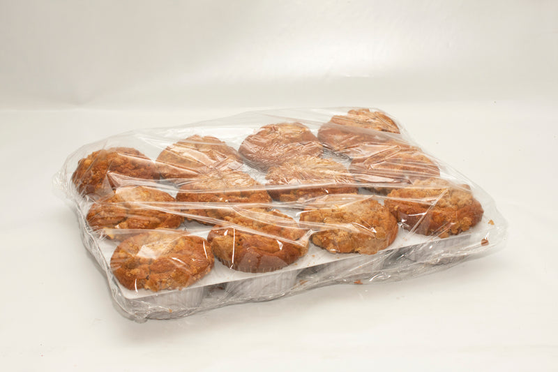 David's Muffin Apple Streusel 6 Ounce Size - 1 Per Case.