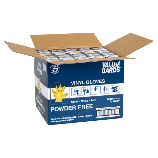 Glove Vinyl Valugard Powder Free Small 100 Each - 10 Per Case.