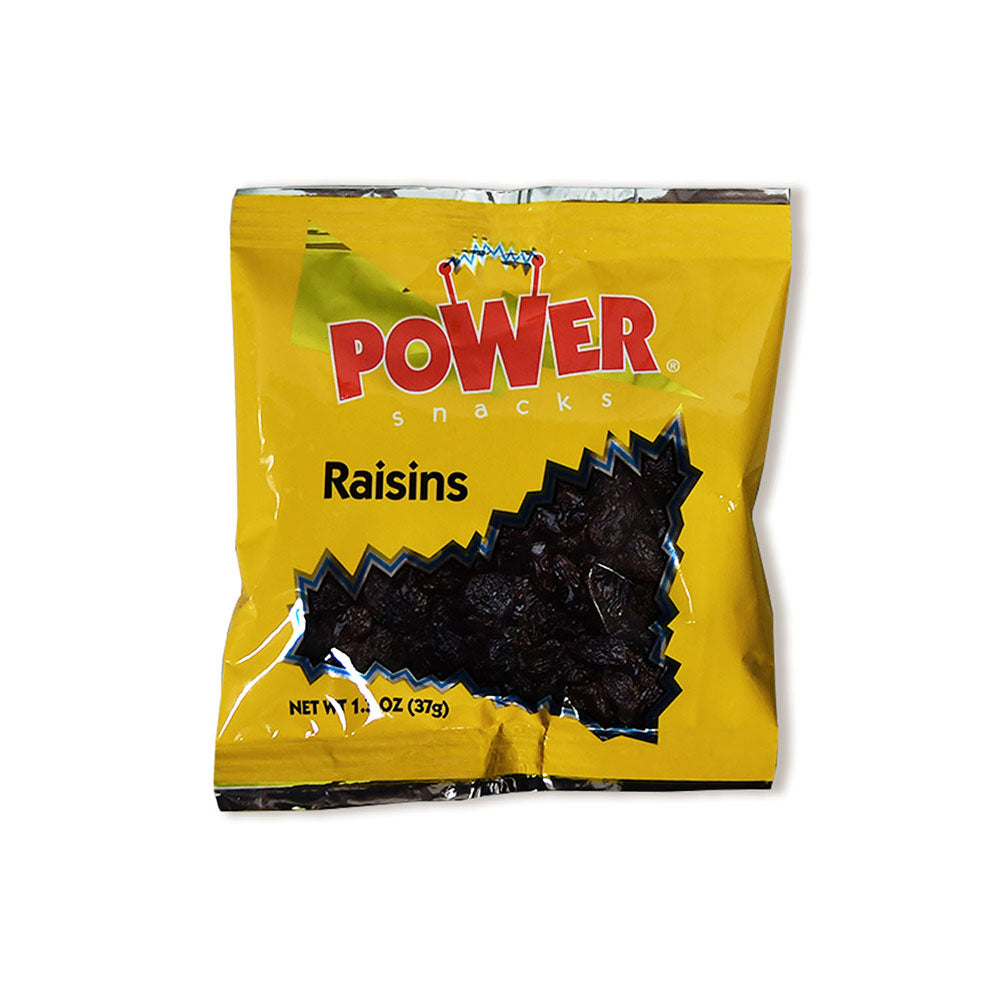 Pwr Snck Raisins 1.3 Ounce Size - 144 Per Case.