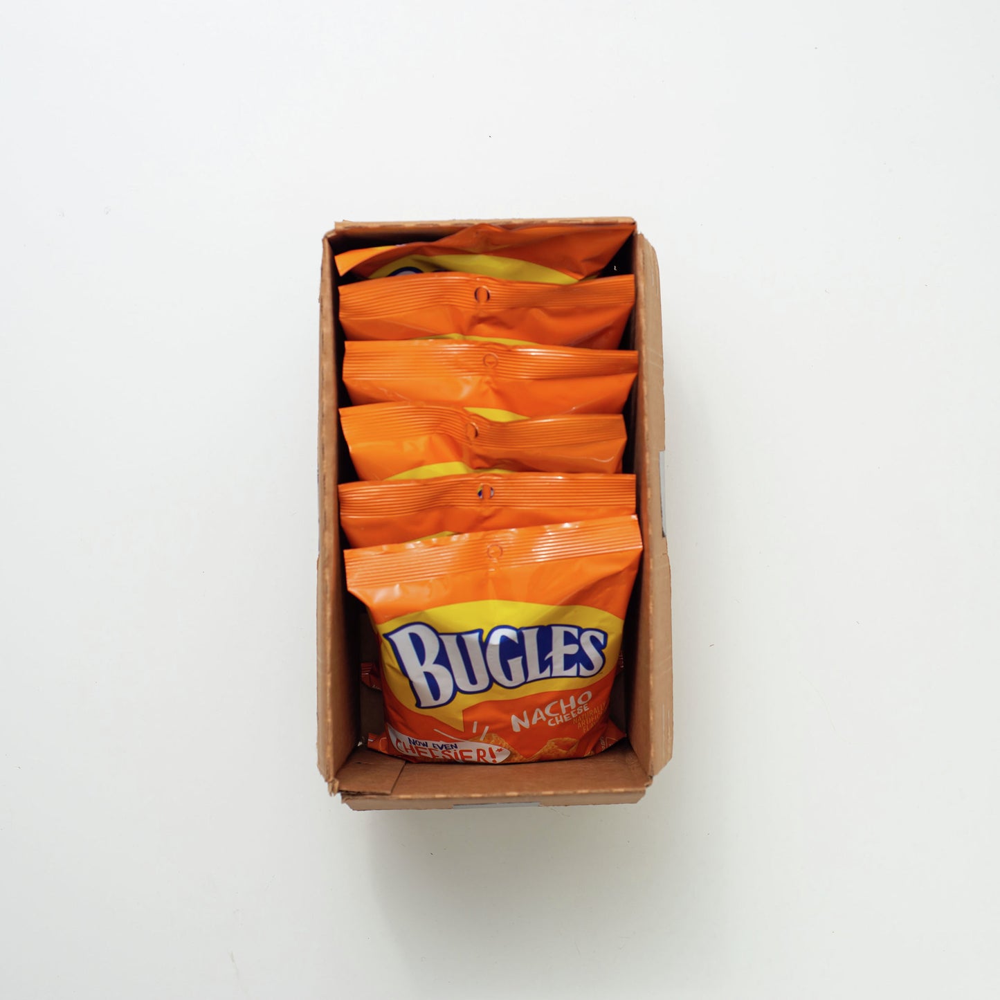 Bugles™ Snack Nacho Cheese 3 Ounce Size - 6 Per Case.