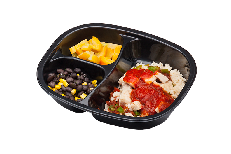 Fiesta Chicken With White Rice Mix And Chilisauce Yellow Squash Black Bean Mix 13.1 Ounce Size - 20 Per Case.