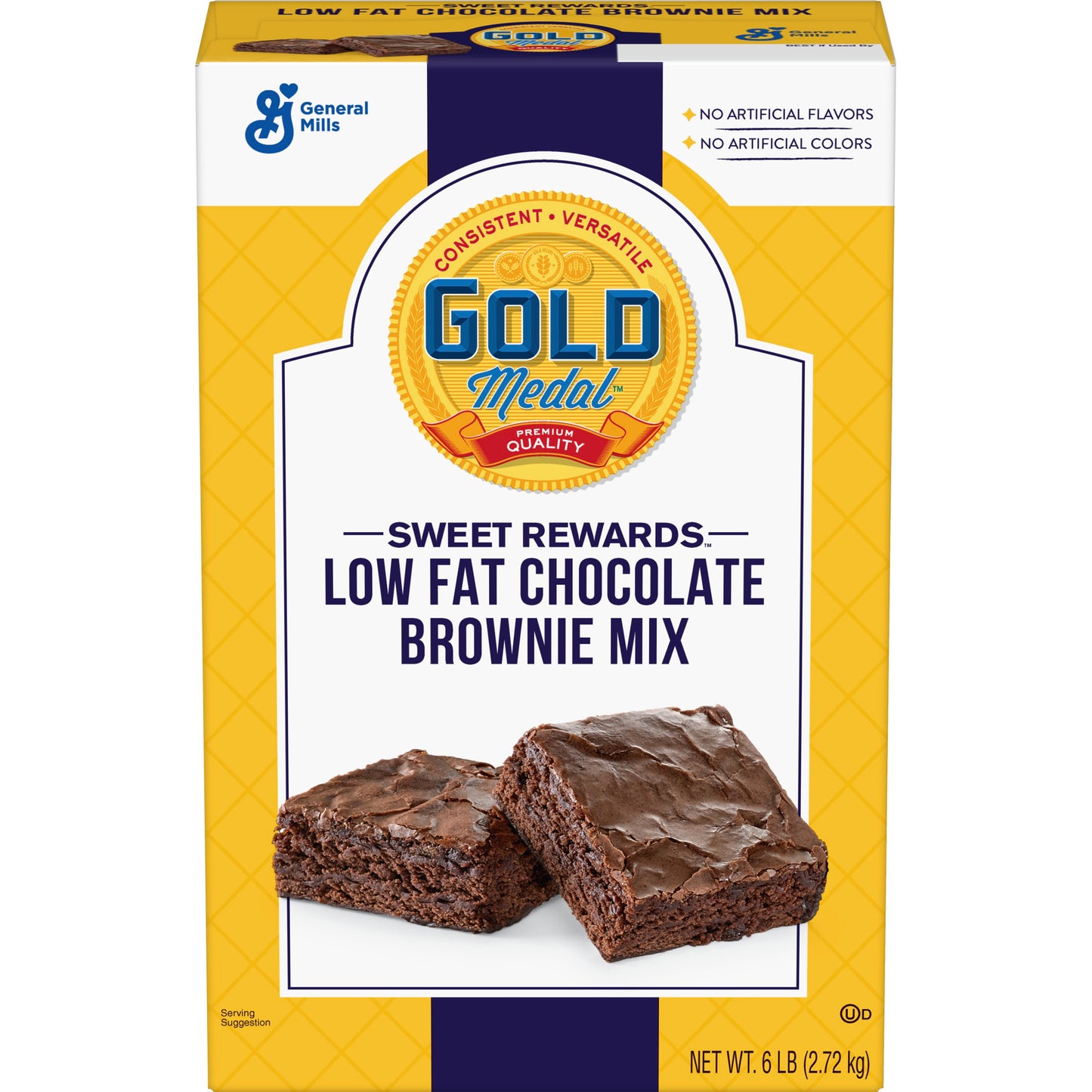 Gold Medal™ Sweet Rewards™ Brownie Mixlow Fat Chocolate 6 Pound Each - 6 Per Case.