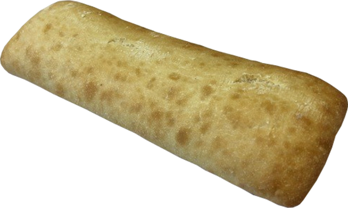 Large Sandwich Ciabatta Roll Bulk 8 Ounce Size - 18 Per Case.