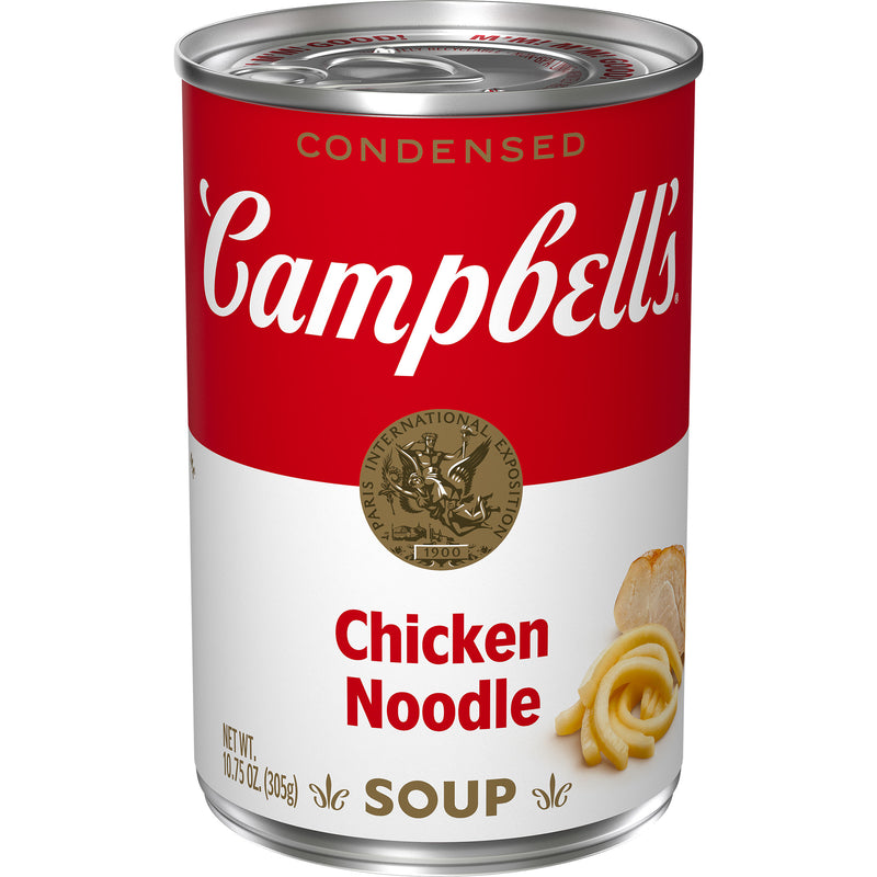 Campbell's Condensed Soup Red & White Chickennoodle Soup 10.75 Ounce Size - 48 Per Case.