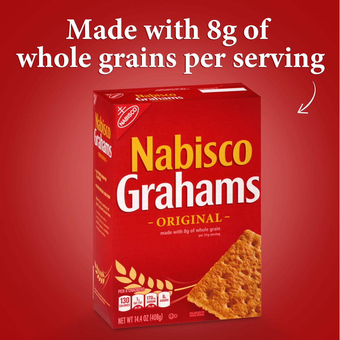 Nabisco Graham Crackers Original 14.4 Ounce Size - 12 Per Case.