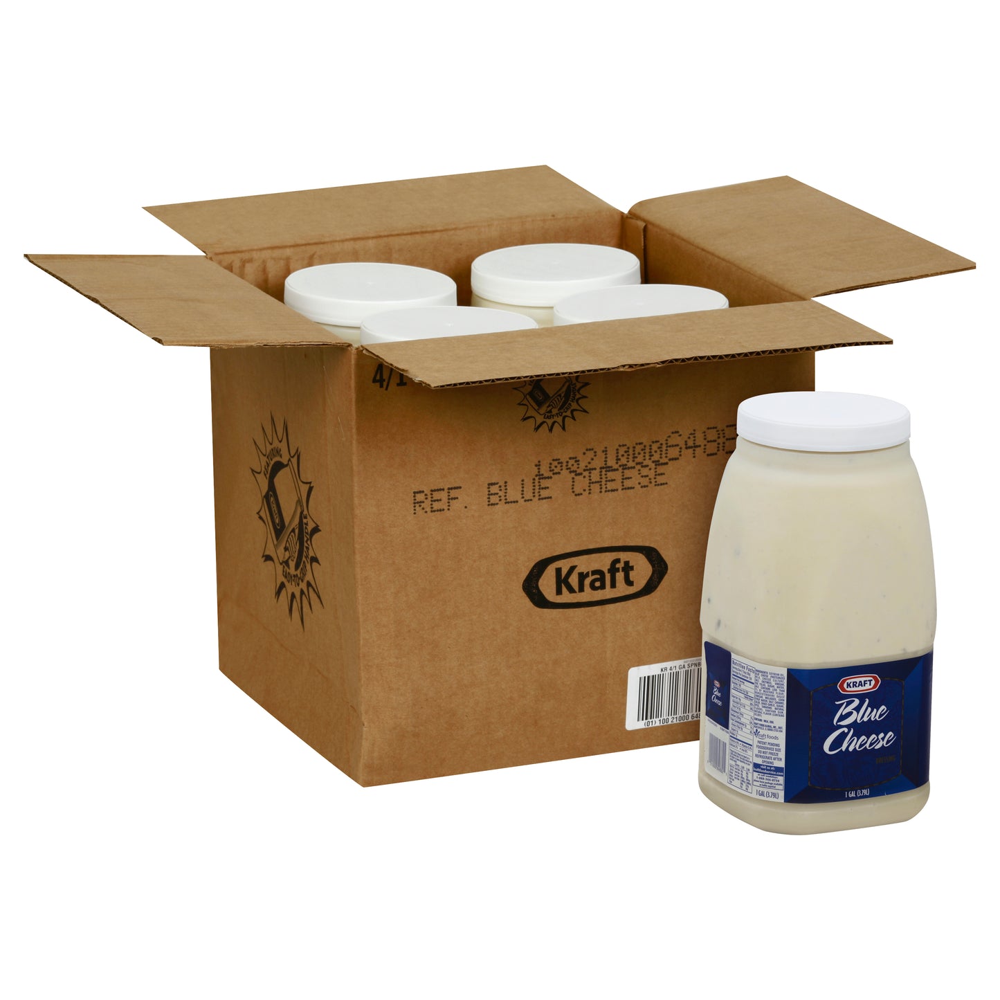 KRAFT Spoonable Blue Cheese 1 gal. Jugs 4 Per Case