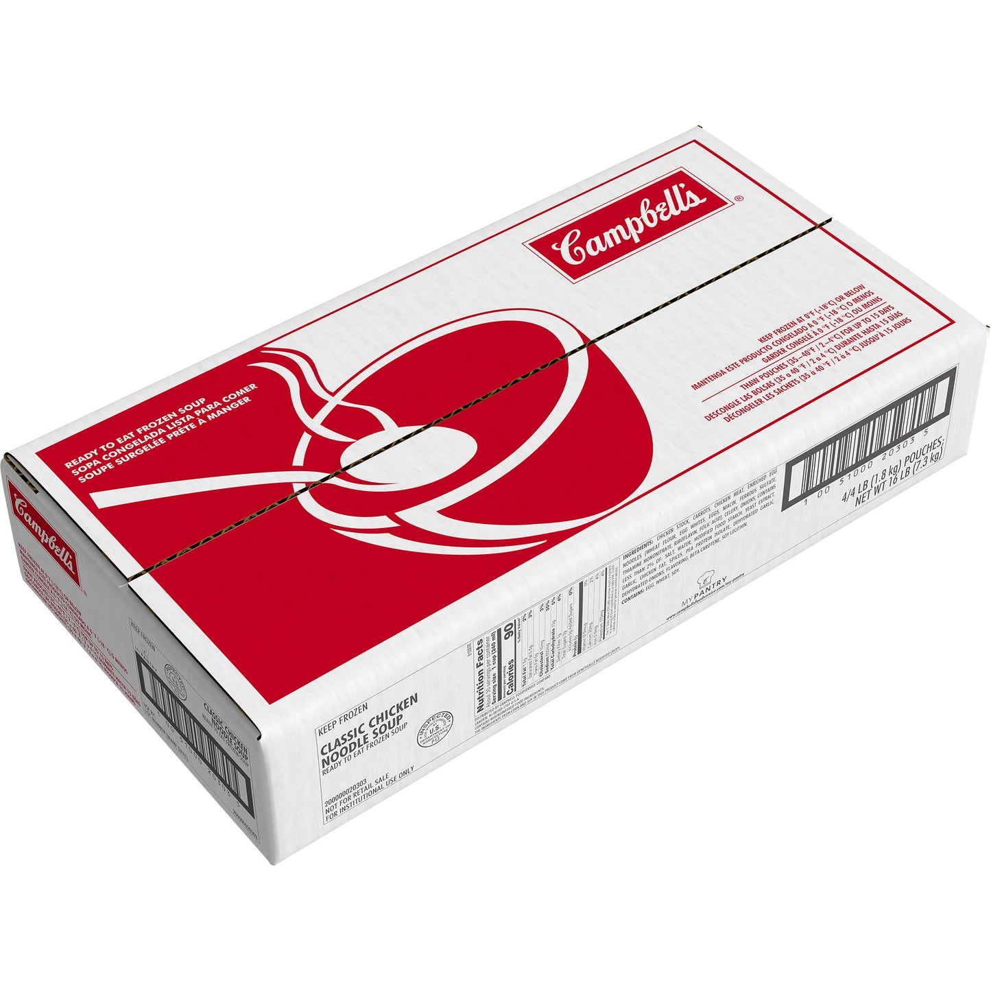 Soup Chicken Noodle Signature With Herb 4 Pound Each - 4 Per Case.