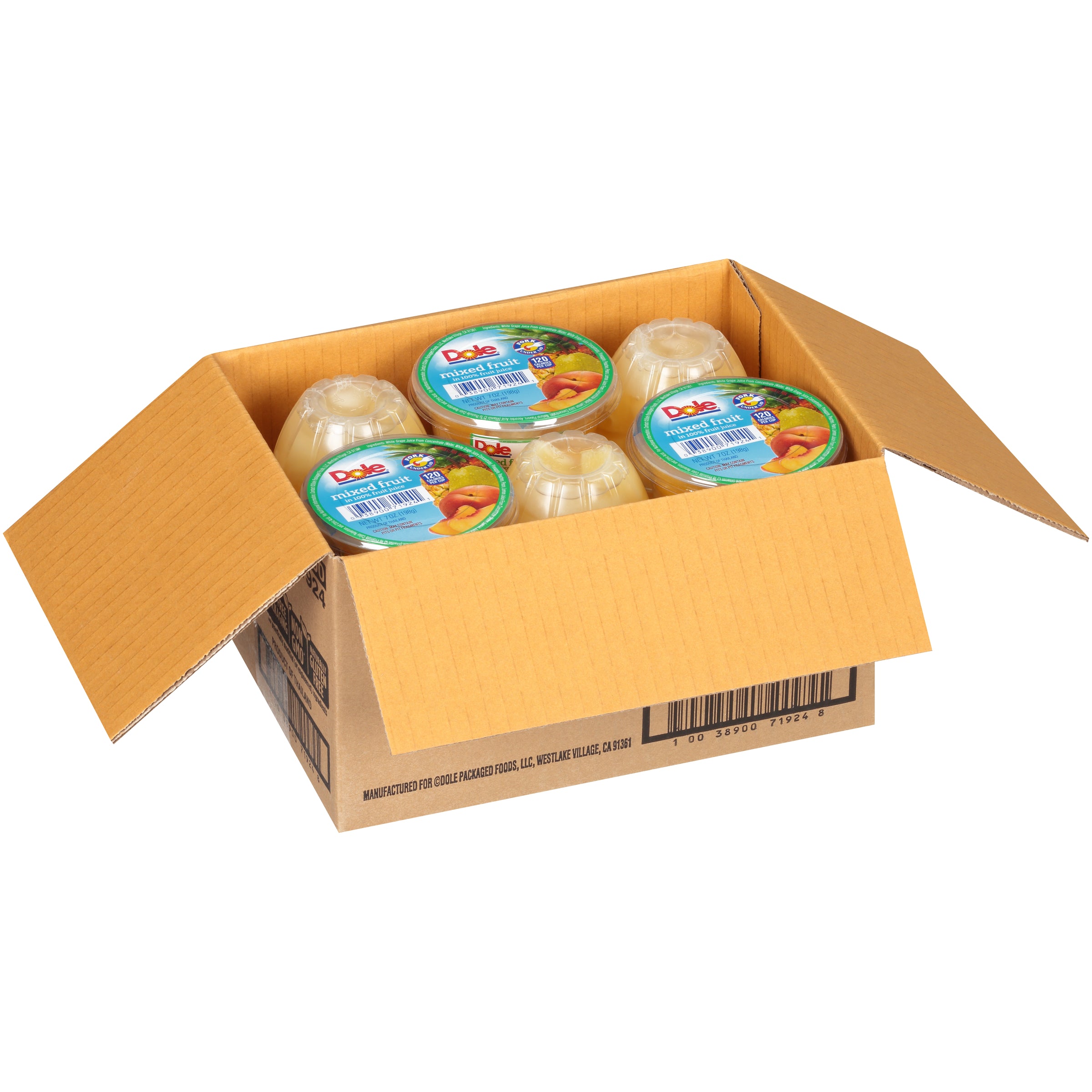 Fruit Bowl Mixed Fruit In Juice 7 Ounce Size - 12 Per Case.