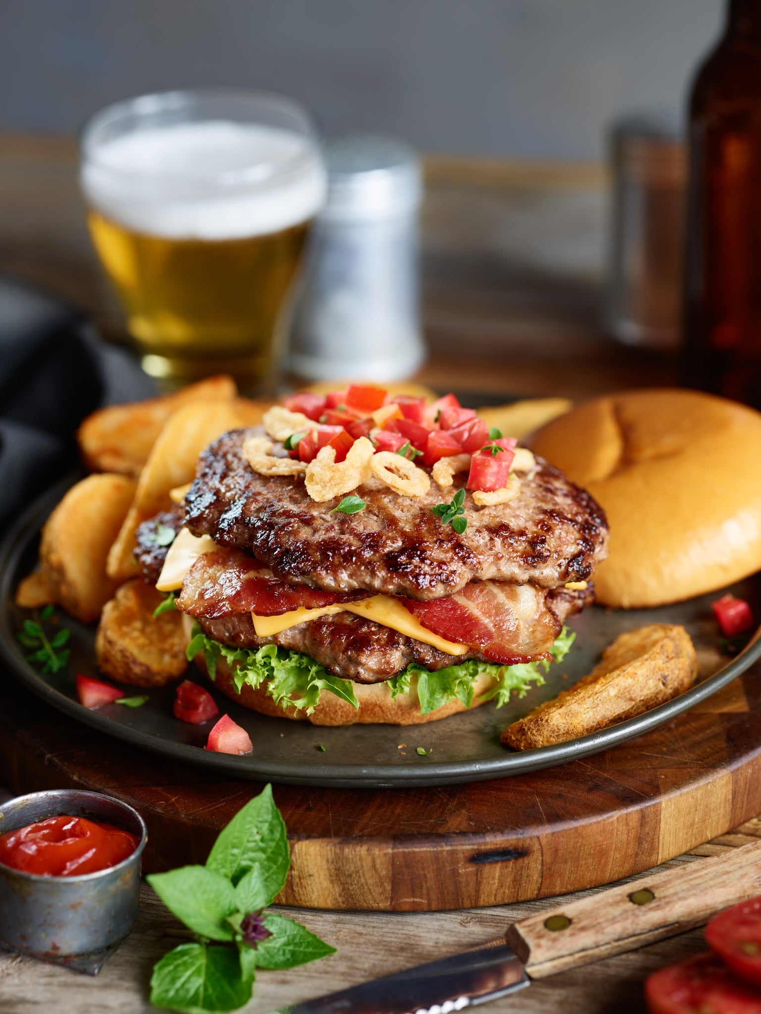 Beef Ground Patty Black Angus 10 Pound Each - 1 Per Case.