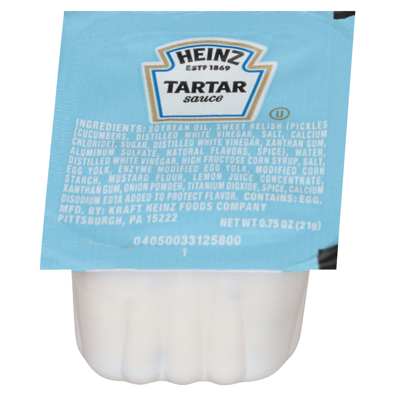 HEINZ Single Serve Tartar Sauce 0.75 Ounce Cups 100 Per Case