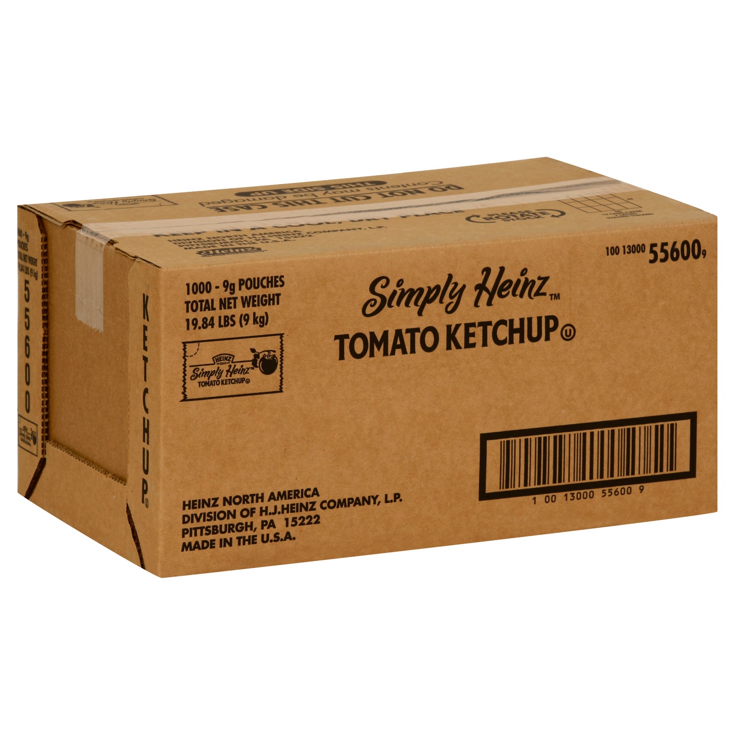 SIMPLY HEINZ Single Serve Ketchup 9 Gram Packets 1000)