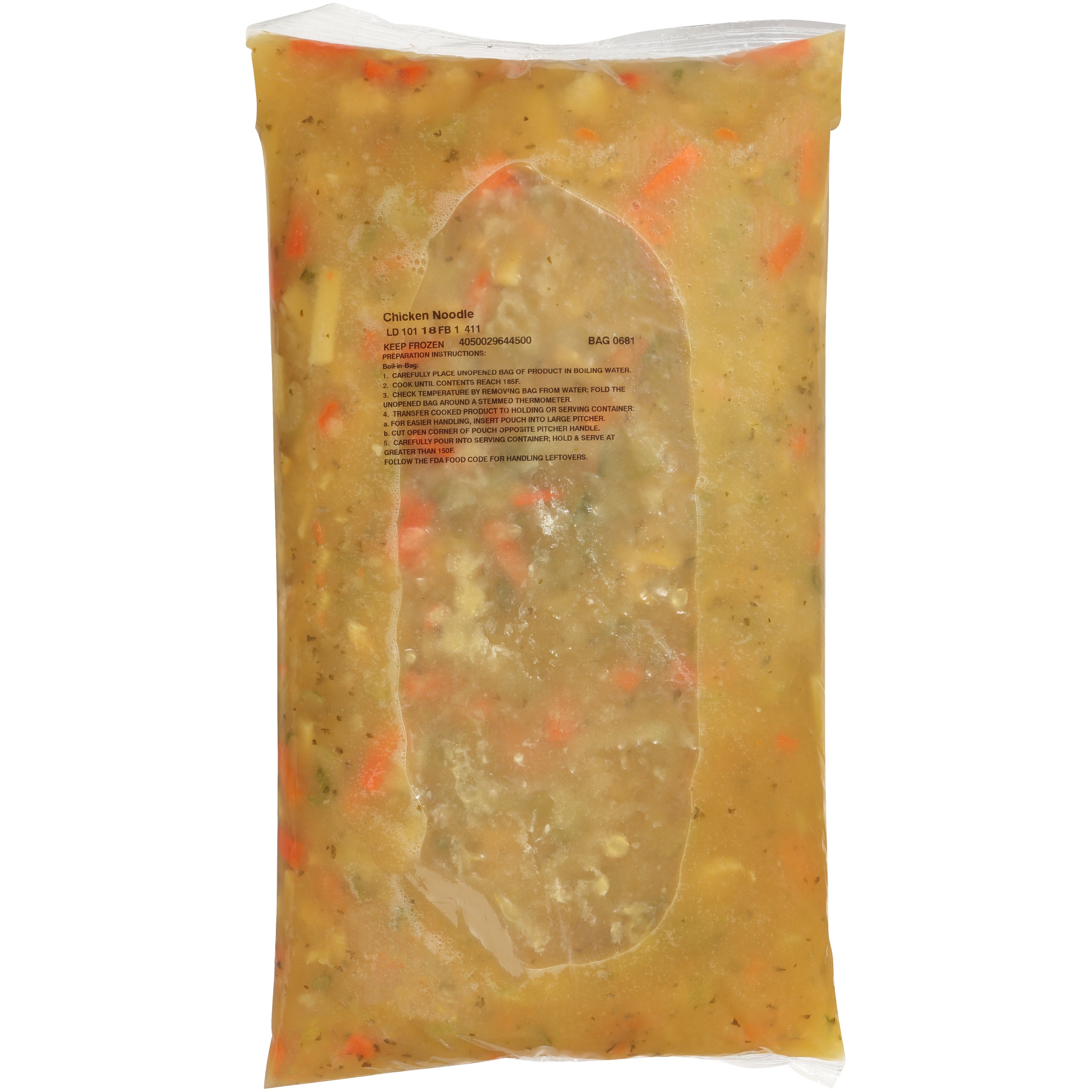 HEINZ CHEF FRANCISCO Chicken Noodle Soup 8 lb. Bag 4 Per Case