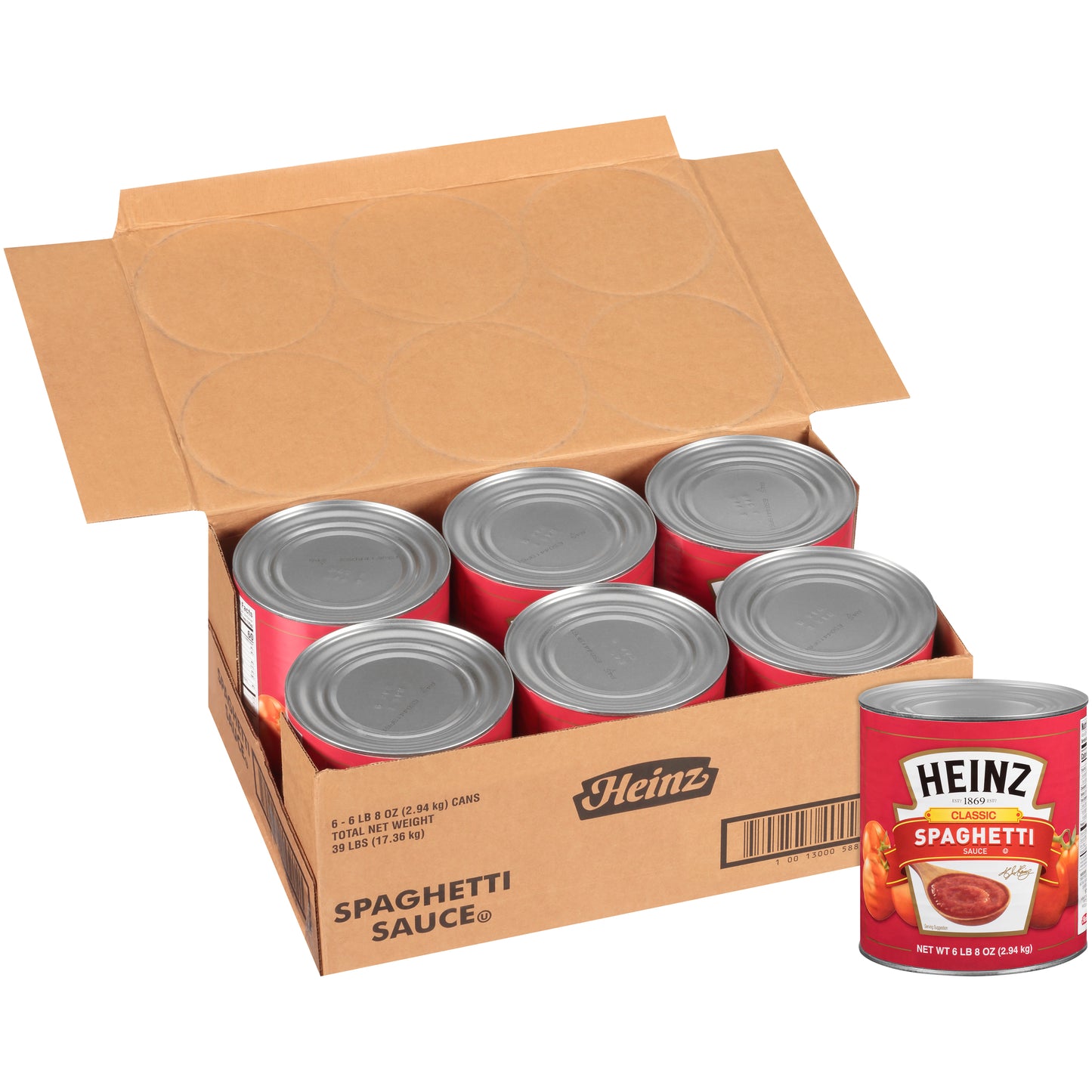 HEINZ Classic Spaghetti Sauce 104 Ounce Can 6 Per Case