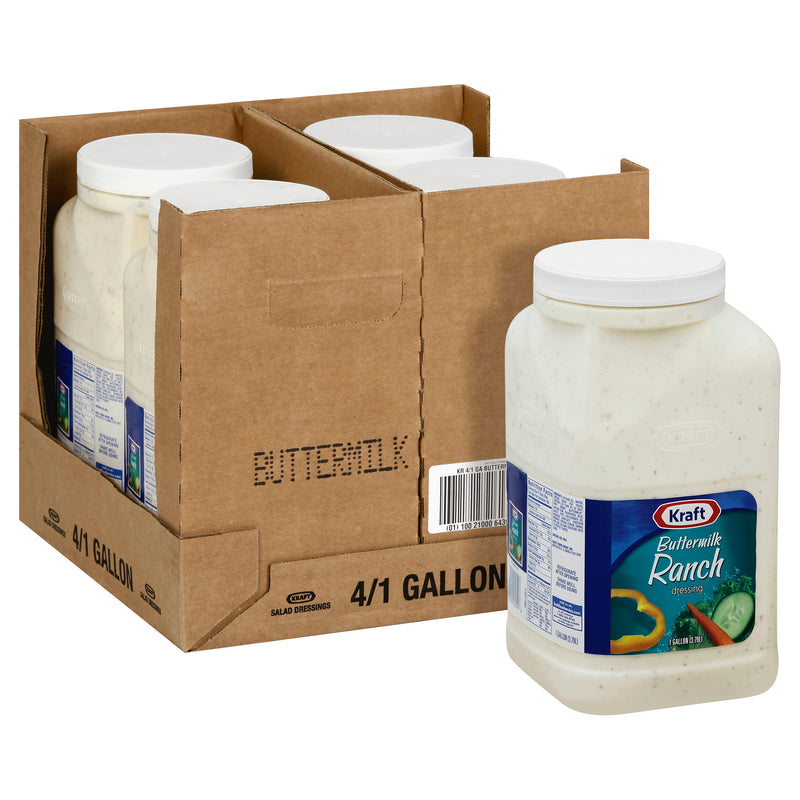 KRAFT Buttermilk Ranch Salad Dressing 1 gal. Jugs 4 Per Case