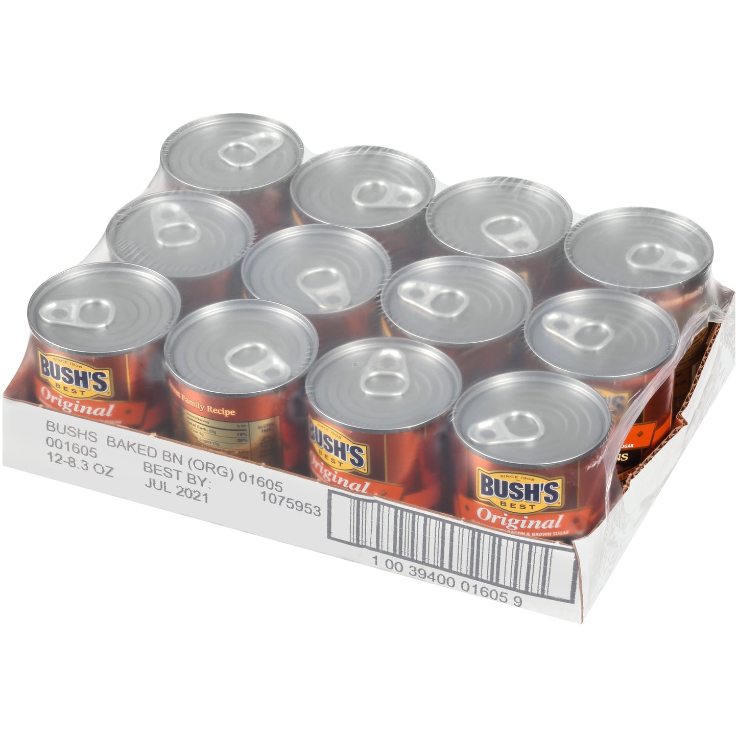 Baked Bean Pop Top 8.3 Ounce Size - 12 Per Case.