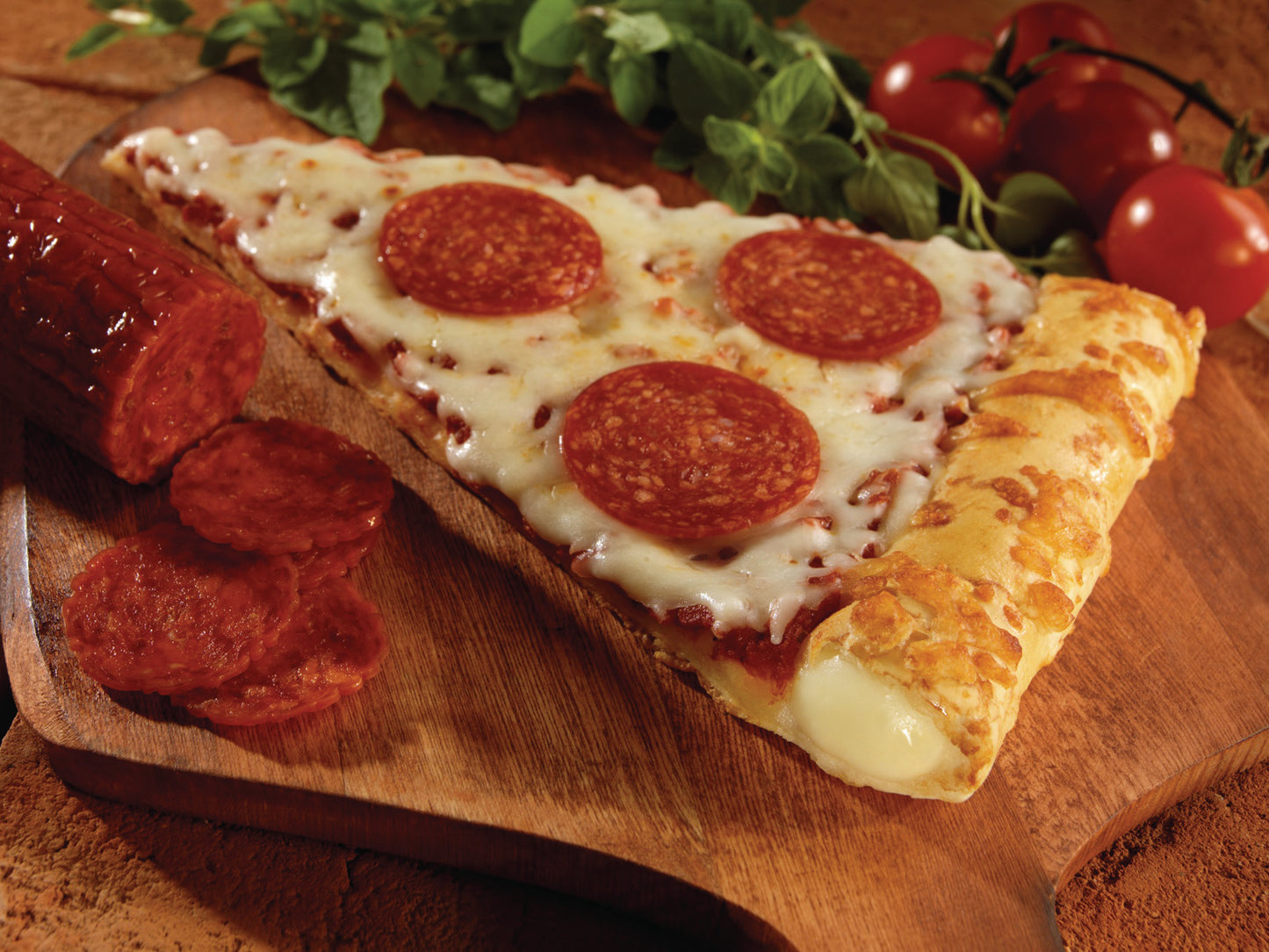 Stuffed Crust Pepperoni Reduced Fat 4.87 Ounce Size - 72 Per Case.