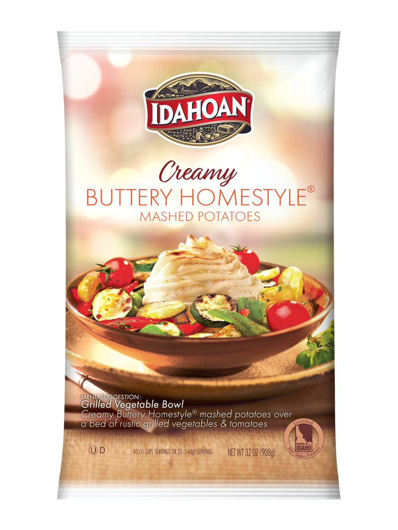 Idahoan Flakes Instamash Mashed Potatoes Mix 28 oz. Pouch - 12/Case