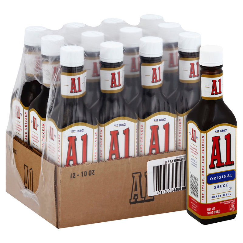 A.1. Steak Sauce A Retail, 10 Ounce Size - 12 Per Case.