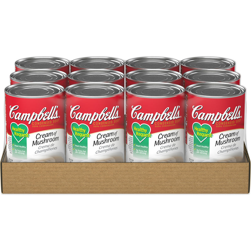 Campbell's Soup Healthy Request Cream Of Mushroom 50 Ounce Size - 12 Per Case.