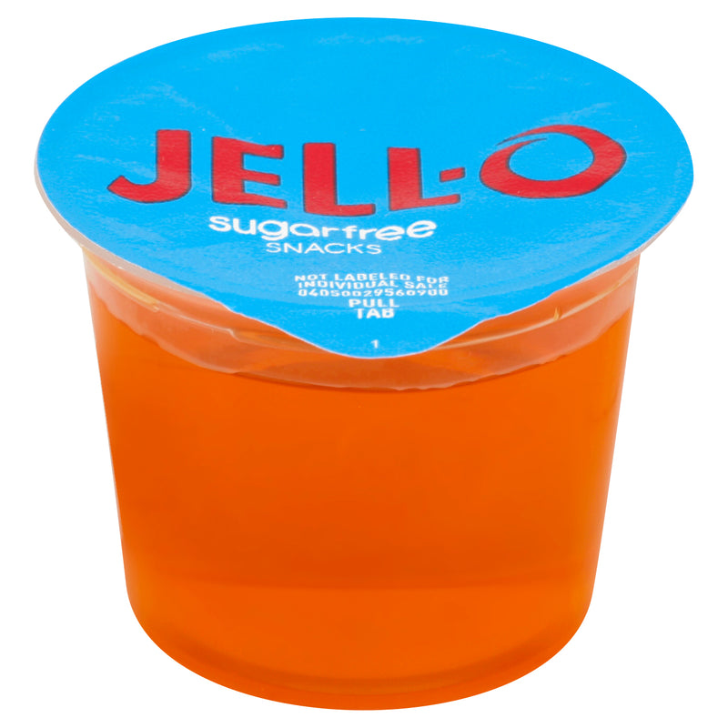 Jell-O Sugar Free Ready To Eat Orange Dessert, 12.5 Ounce Size - 6 Per Case.