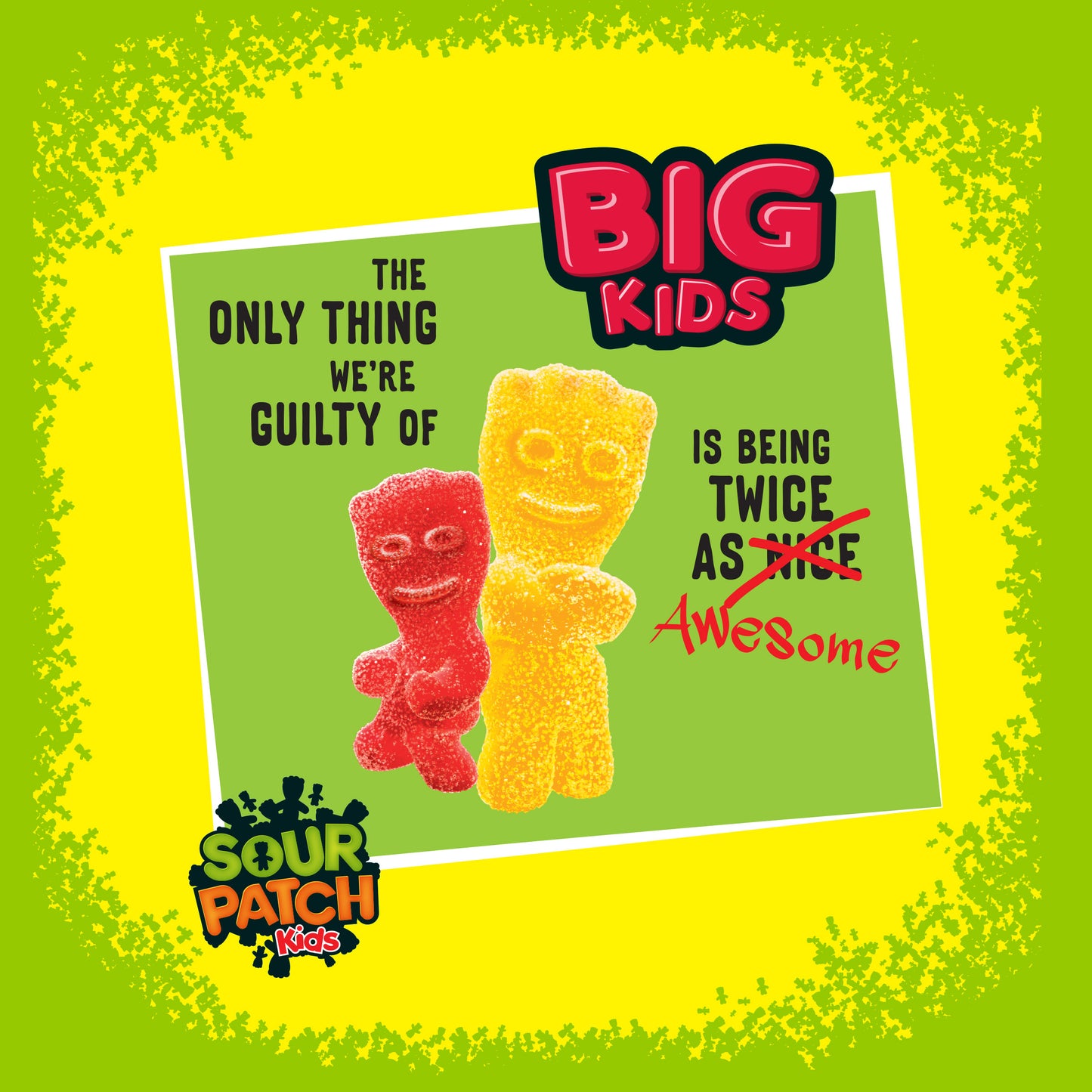 Sour Patch Kids Big Bag 12 Ounce Size - 12 Per Case.