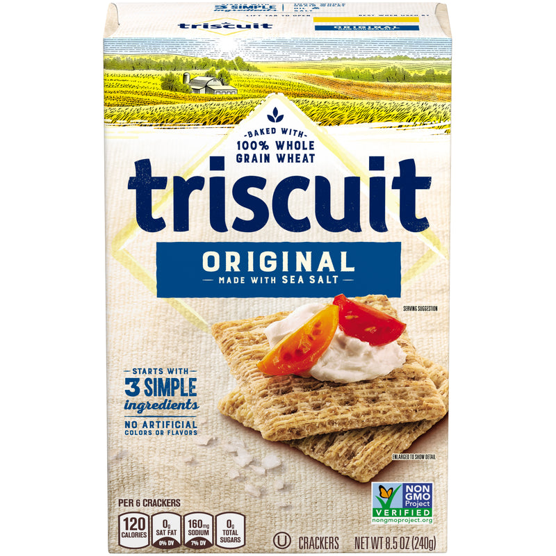 Triscuit Original 8.5 Ounce Size - 12 Per Case.