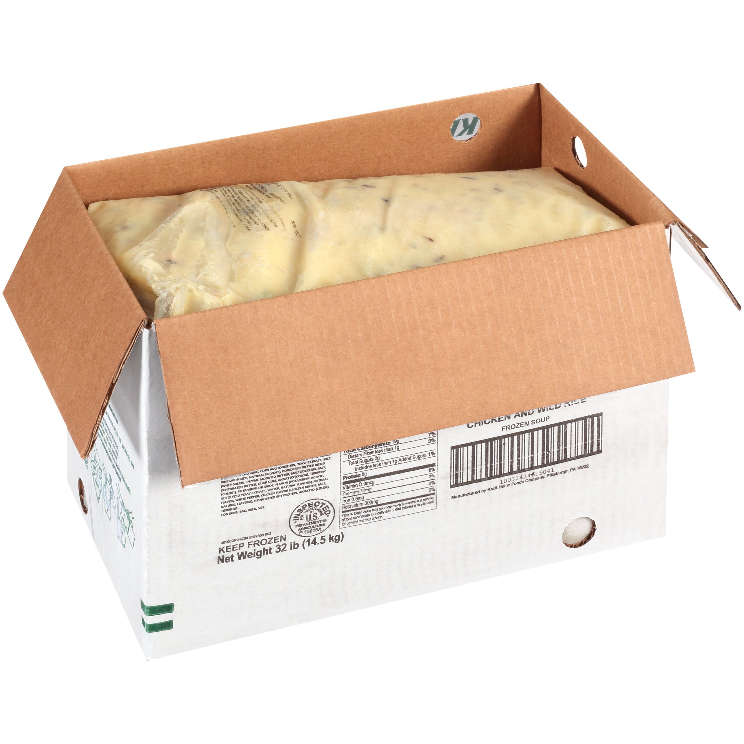 HEINZ CHEF FRANCISCO Chicken Soup with Wild Rice 8 lb. Bag 4 Per Case