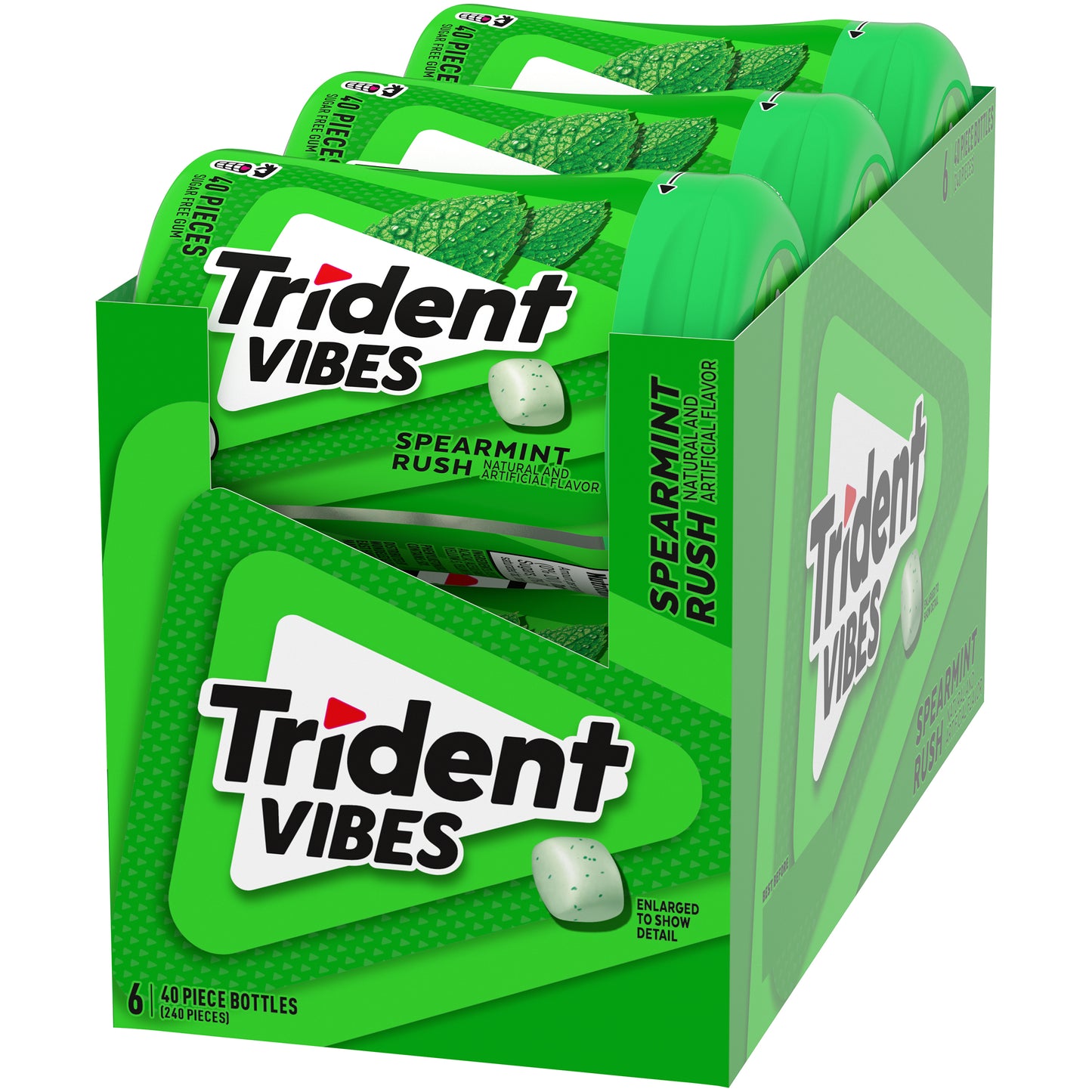 Trident Vibes Sprmt Rush Btls 40 Count Packs - 24 Per Case.