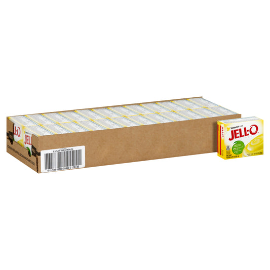 Jell-O Instant Lemon Pudding, 3.4 Ounce Size - 24 Per Case.