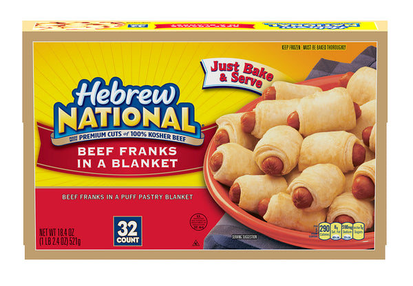 Franks In A Blanket 18.4 Ounce Size - 6 Per Case.